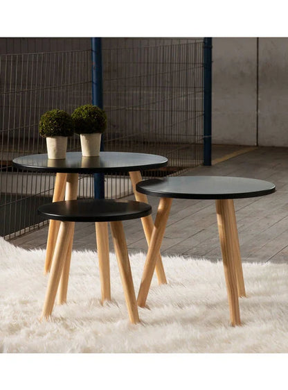 Set 3 Mesas Grape Centro/Lateral