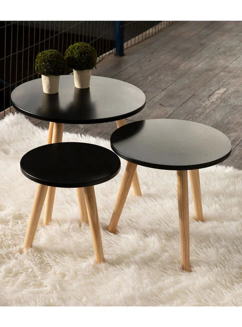 Set 3 Mesas Grape Centro/Lateral