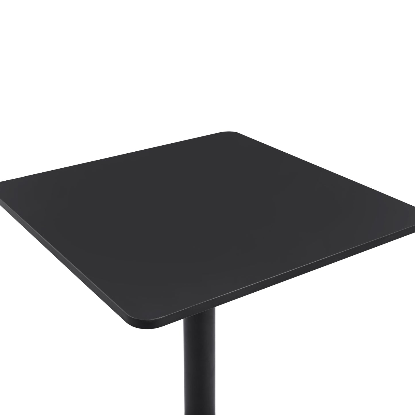 Mesa restaurant 70x70 Tubo Metal cubierta MDF
