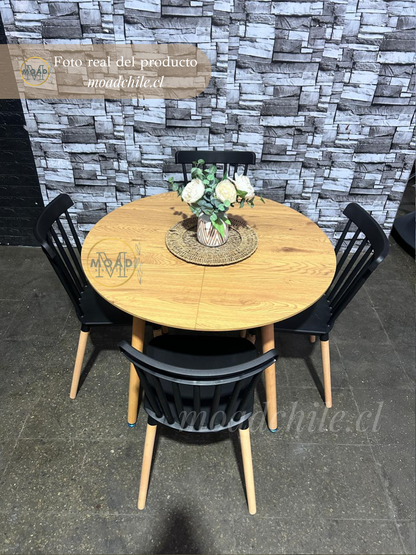 Mesa Extensible Wood 3 en 1 (100cm - 140cm -180cm)