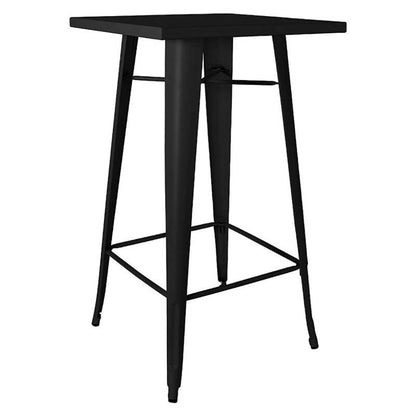 Mesa de Bar Tolix  60x60cm - Negra (metálica)