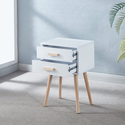 Velador Eames doble blanco
