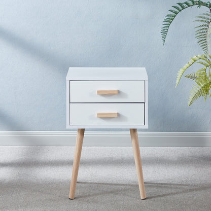 Velador Eames doble blanco