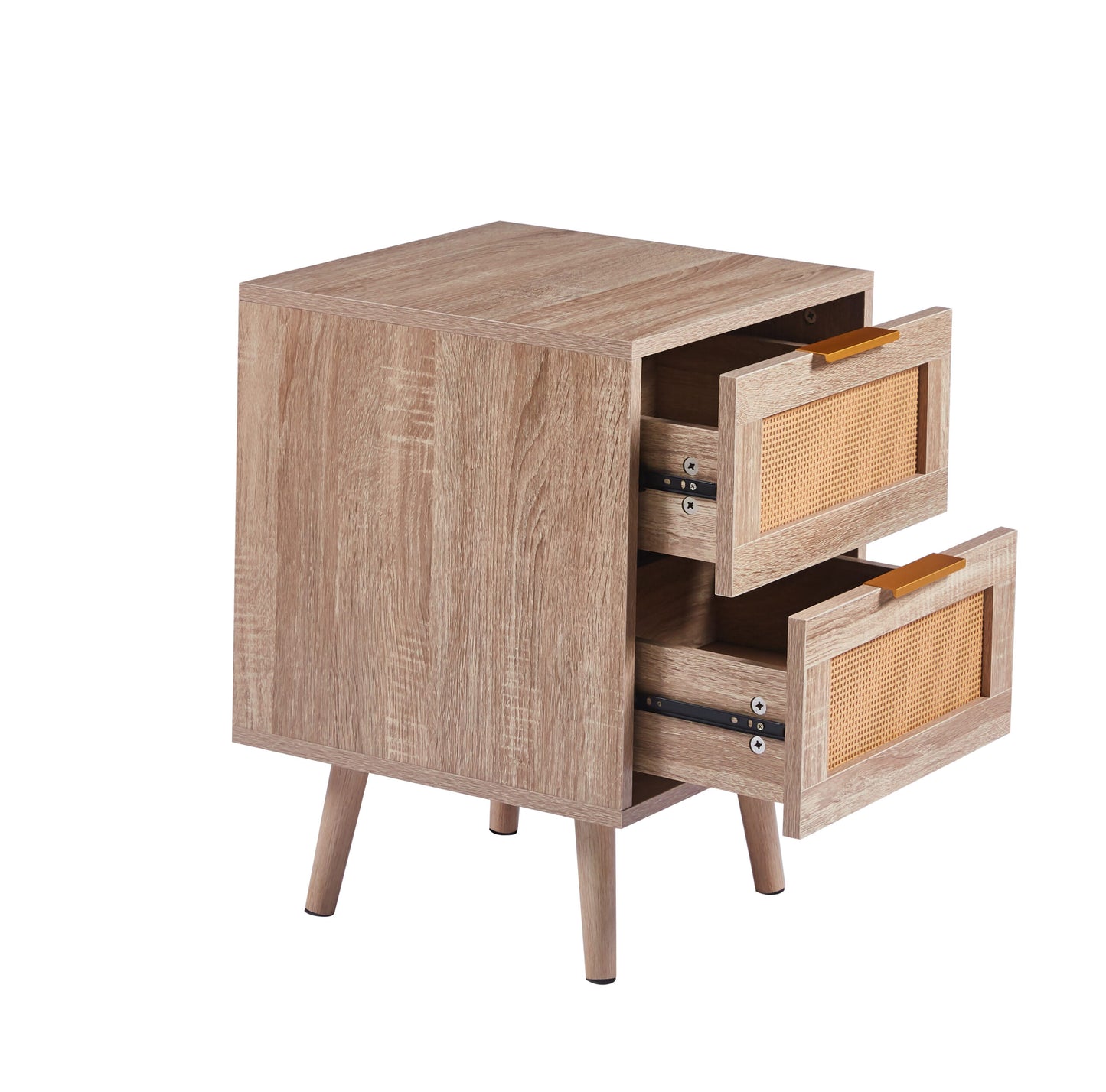 Velador Eames Mesh Doble - Madera Oscura
