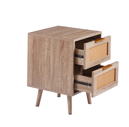 Velador Eames Mesh Doble - Madera Oscura