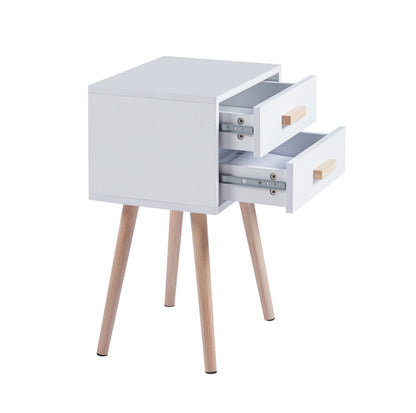 Velador Eames doble blanco
