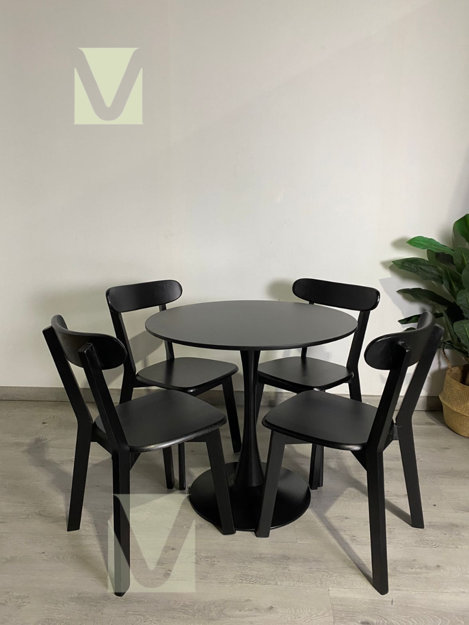 Comedor Fresno Veranda Tulip 4P