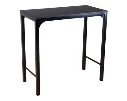 Mesa de Bar Rectangular Negra