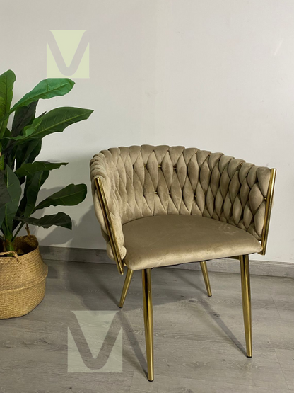 Sitial Royal Queen Velvet Gold