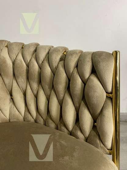 Sitial Royal Queen Velvet Gold