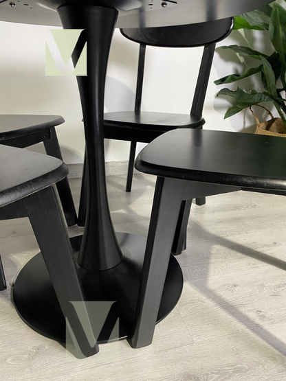 Comedor Fresno Veranda Tulip 4P