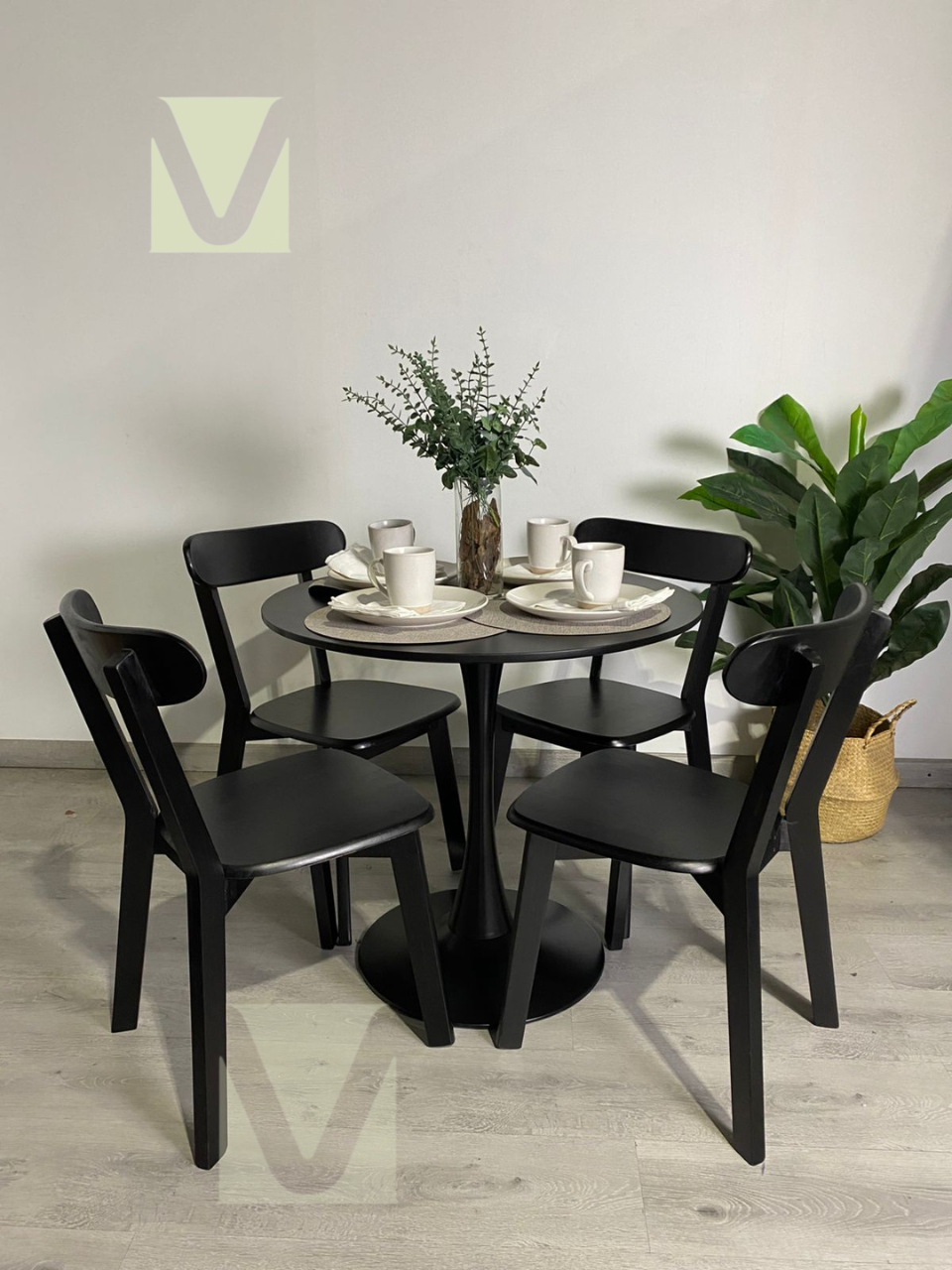 Comedor Fresno Veranda Tulip 4P