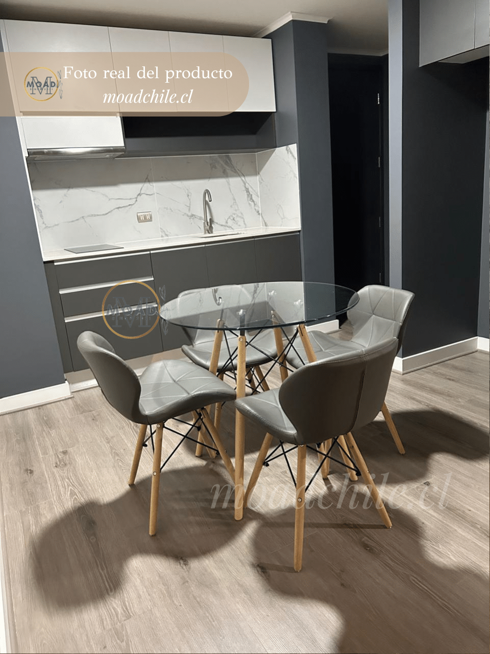 Comedor Radar 4 Personas Redondo (80cm)