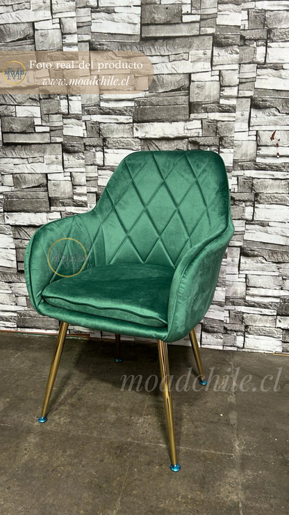 Sitial Poltrona Diamante Patas doradas