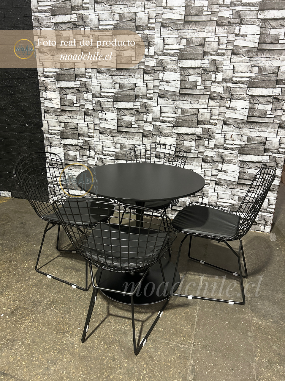 Comedor Bertoia Redondo 4 Personas