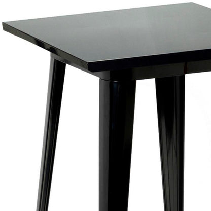 Mesa de Bar Tolix  60x60cm - Negra (metálica)