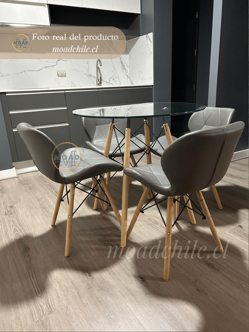 Comedor Radar 4 Personas Redondo (80cm)