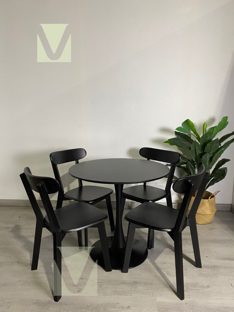 Comedor Fresno Veranda Tulip 4P