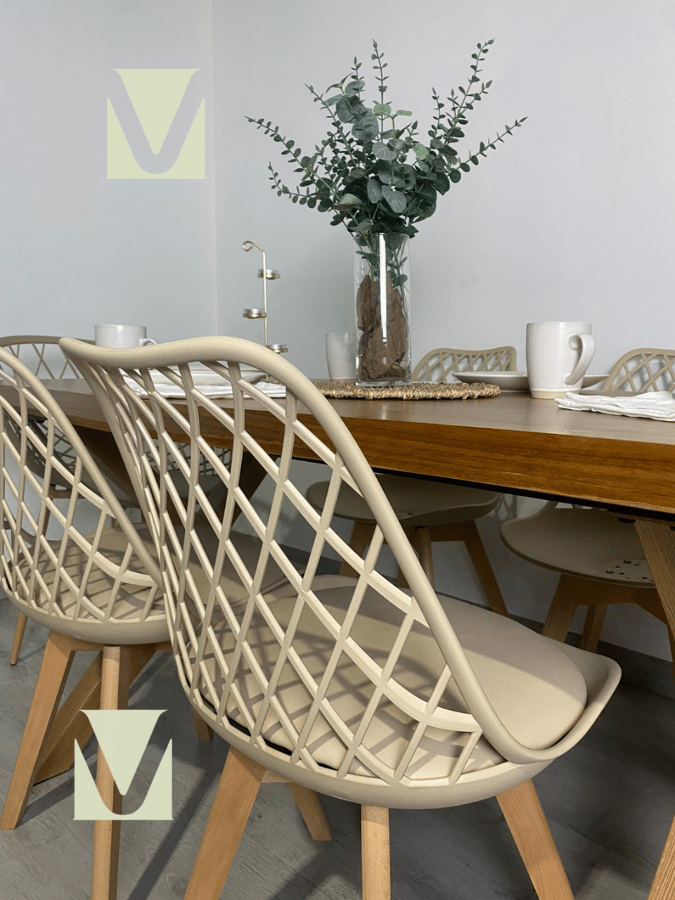 Comedor Sur Rustico Mesh 6P