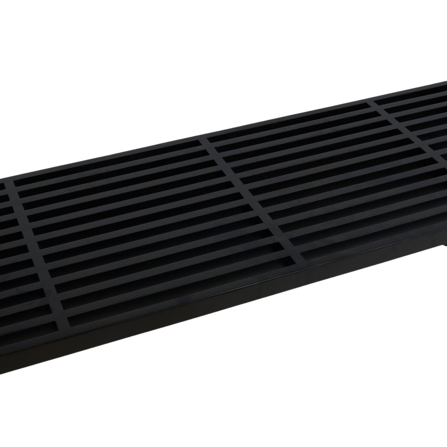 Banqueta de Madera y Metal George Nelson 160cm - Negra