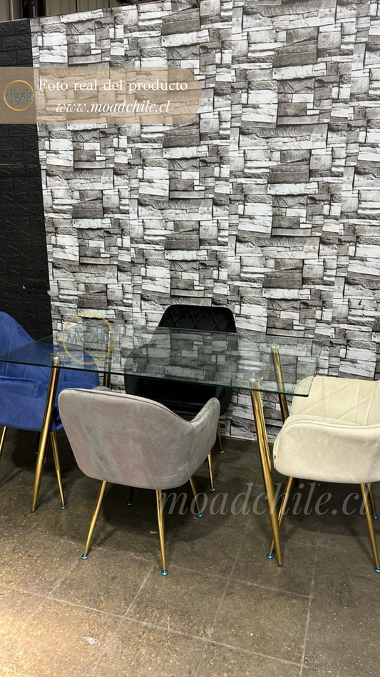 Comedor Rectangular 4P Diamante