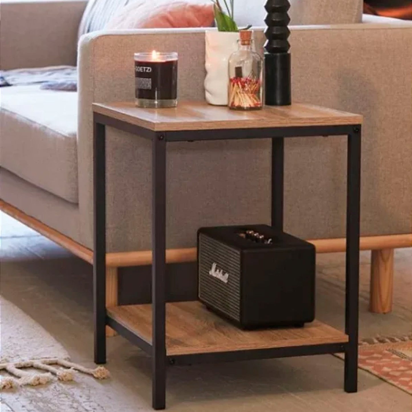 Mesa Auxiliar Lateral de 2 Niveles