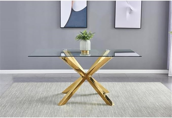 Mesa de Comedor Cross Oslo Gold 160cm
