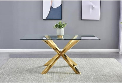 Mesa de Comedor Cross Oslo Gold 160cm