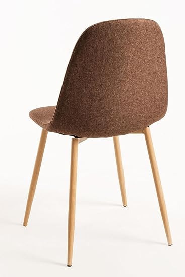 Silla de comedor Paris Lino (Pata simil madera)