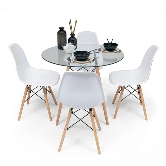 Comedor Eames Round 4P