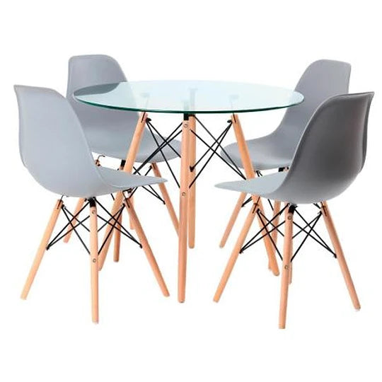 Comedor Eames Round 4P