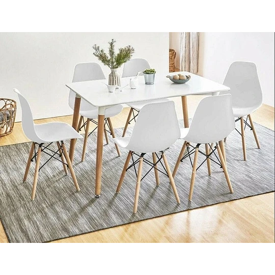 Comedor Eames Clásico 6P