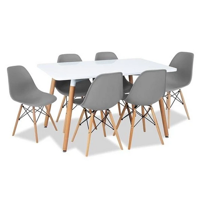 Comedor Eames Clásico 6P