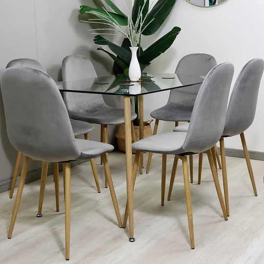 Comedor Paris Terciopelo Pack 6P