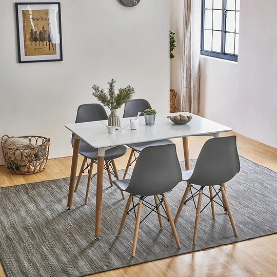 Comedor Eames Rectangular 4P