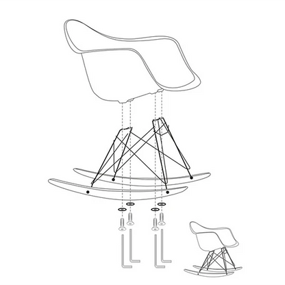 Butaca Mecedora Eames