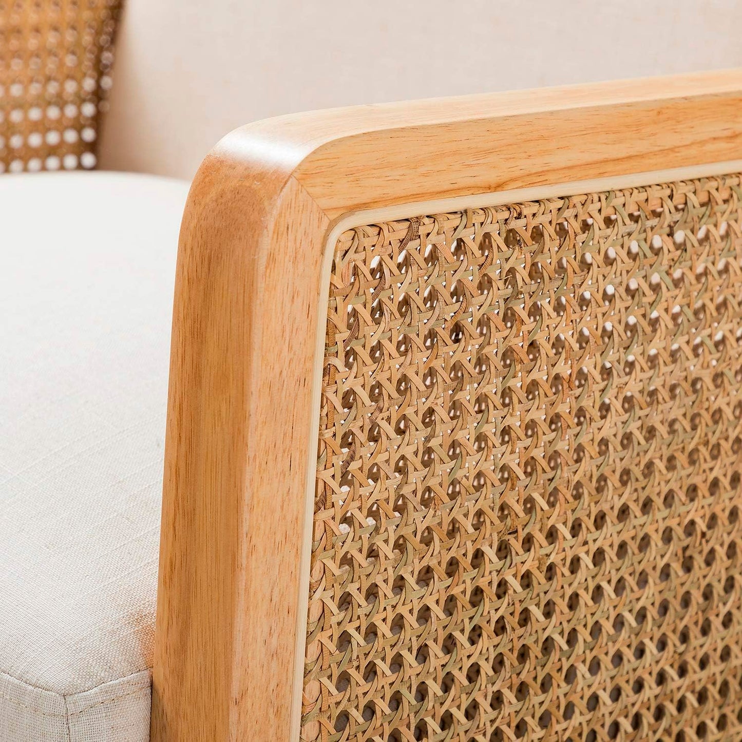 Sillon madera rattan harmony