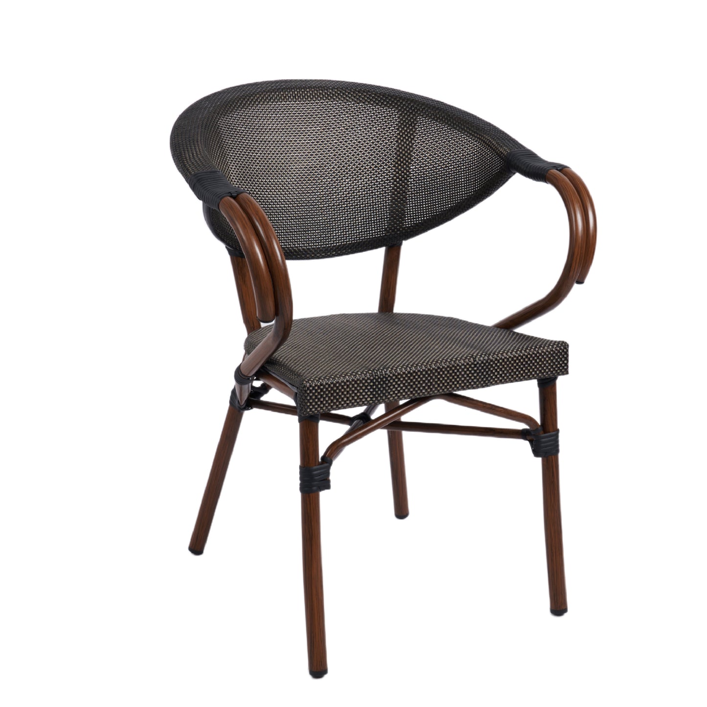 Silla Bistro Parisina Textileno con reposabrazos