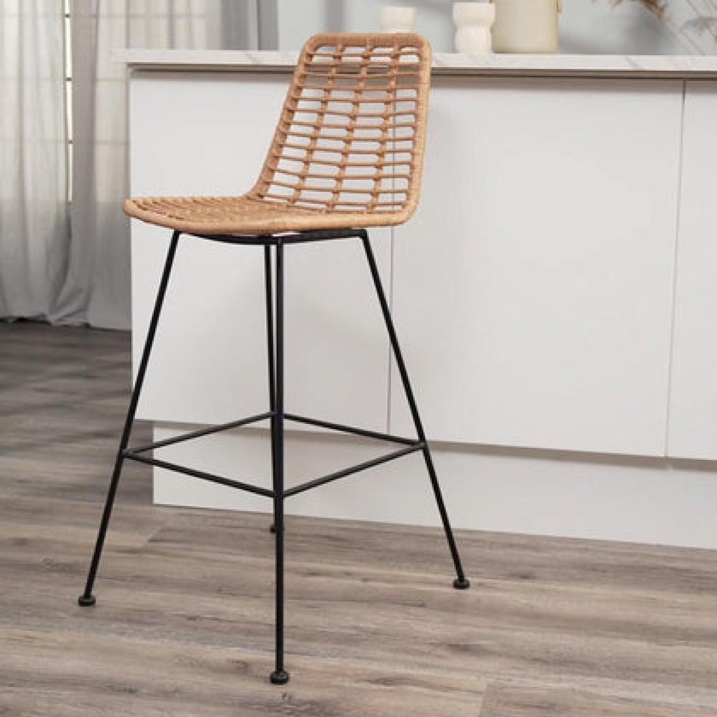 Taburete Alto de Terraza Rattan Grecia