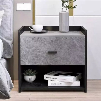 Velador Marmol MDF Gris