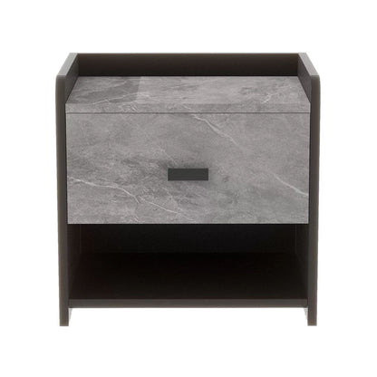 Velador Marmol MDF Gris
