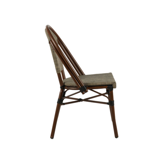Silla Bistro Parisina Textileno - Beige