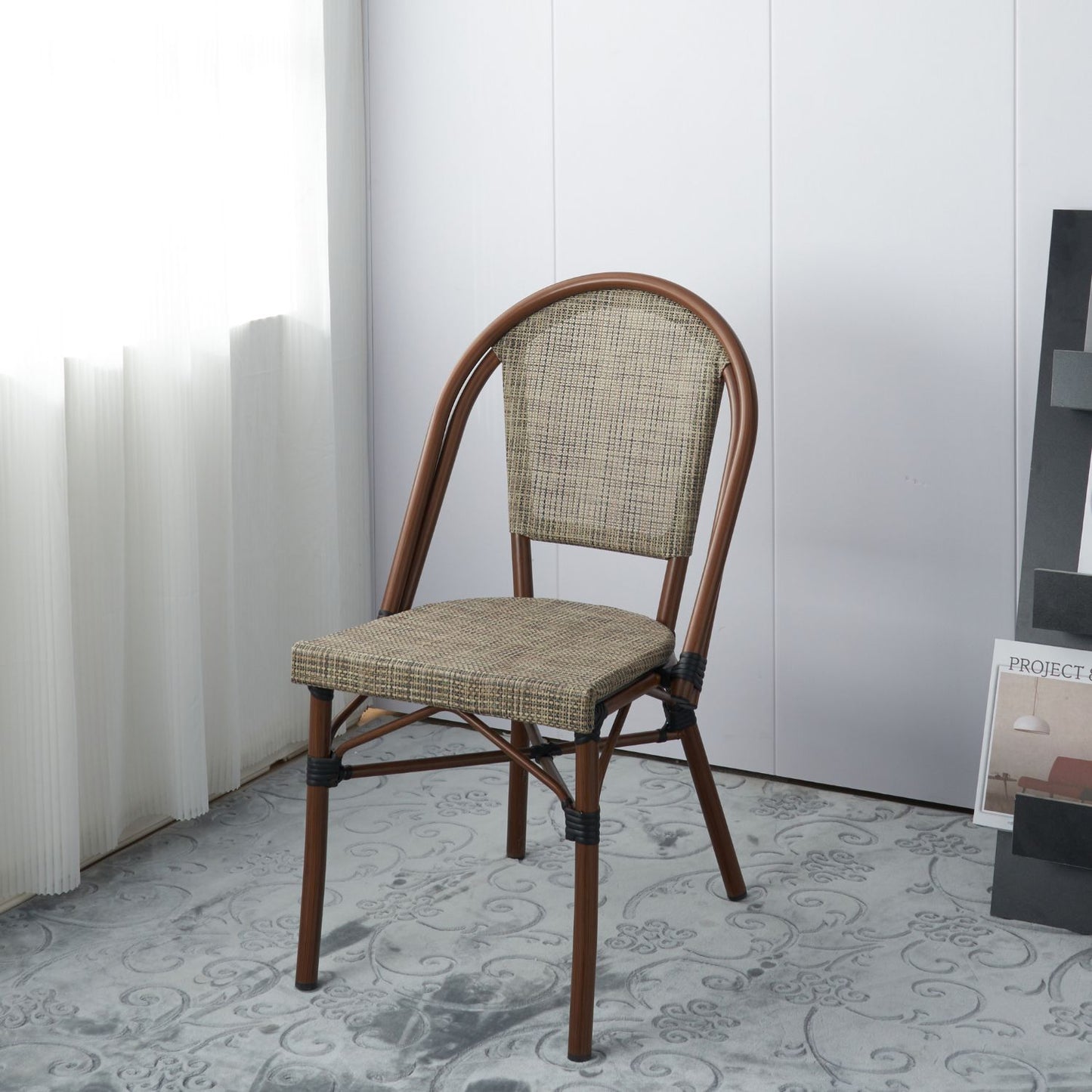 Silla Bistro Parisina Textileno - Beige