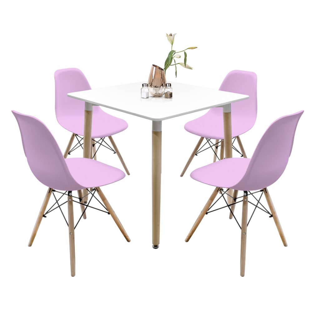Comedor Eames Clásico 4P