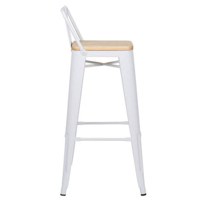 Taburete Tolix Madera Clara (66cm)