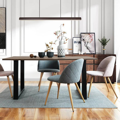 Mesa de Comedor Estilo Industrial 140x90 - Walnut