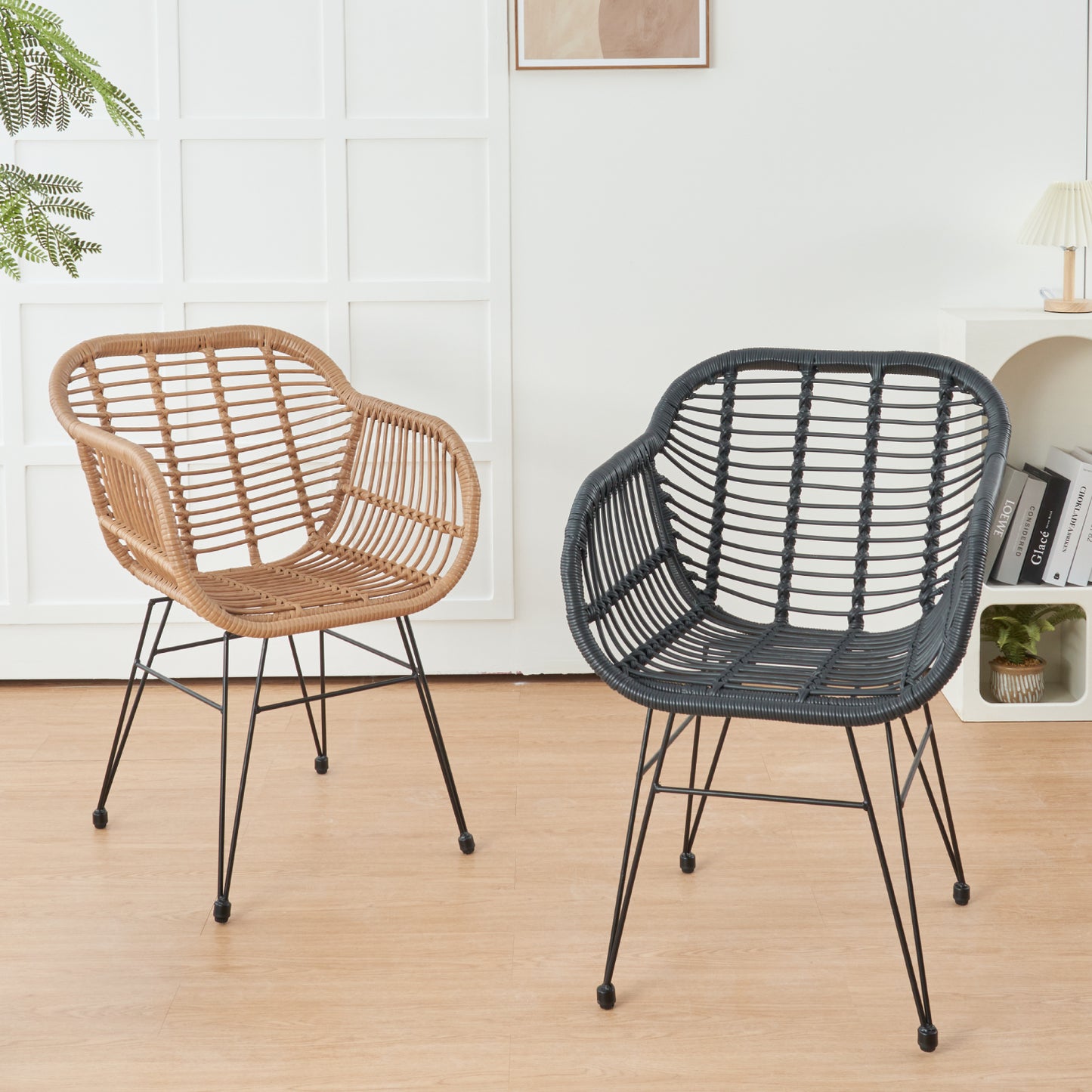 Butaca con Apoyabrazos de Terraza Rattan Grecia