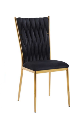 Silla King Terciopelo Gold