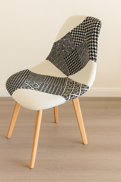 Silla Patchwork Wood
