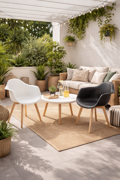 Pack 2 Butacas Eames con patas de Madera